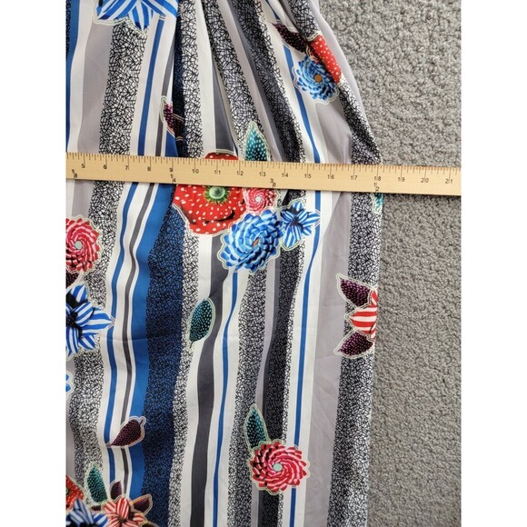 Gracia Women's Floral Print High Waist Wide Leg Pants, Multi, XL - Picture 5 of 5